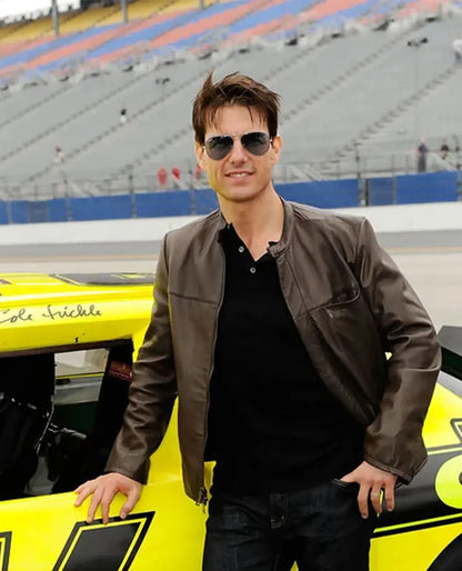 Tom Cruise Brown Leather Jacket