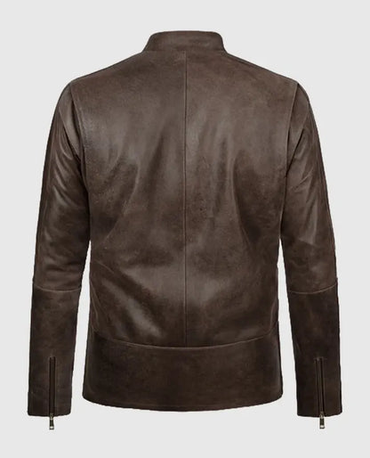 Tom Cruise Jack Reacher Leather Brown Jacket