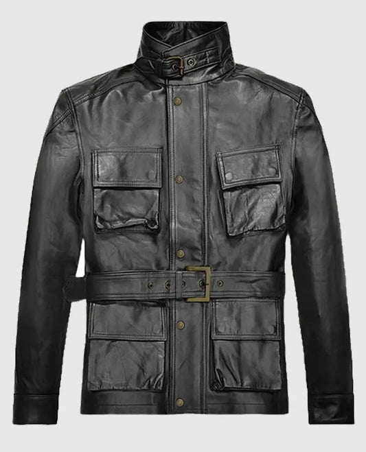 Tom Hardy The Dark Knight Rises Leather Black Jacket