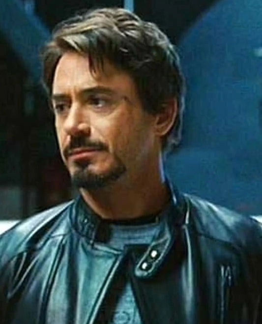 Tony Stark Iron Man Leather Jacket