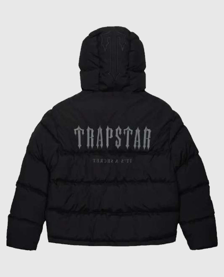 Trapstar Hooded Black Puffer Jacket