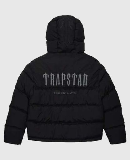 Trapstar Hooded Black Puffer Jacket