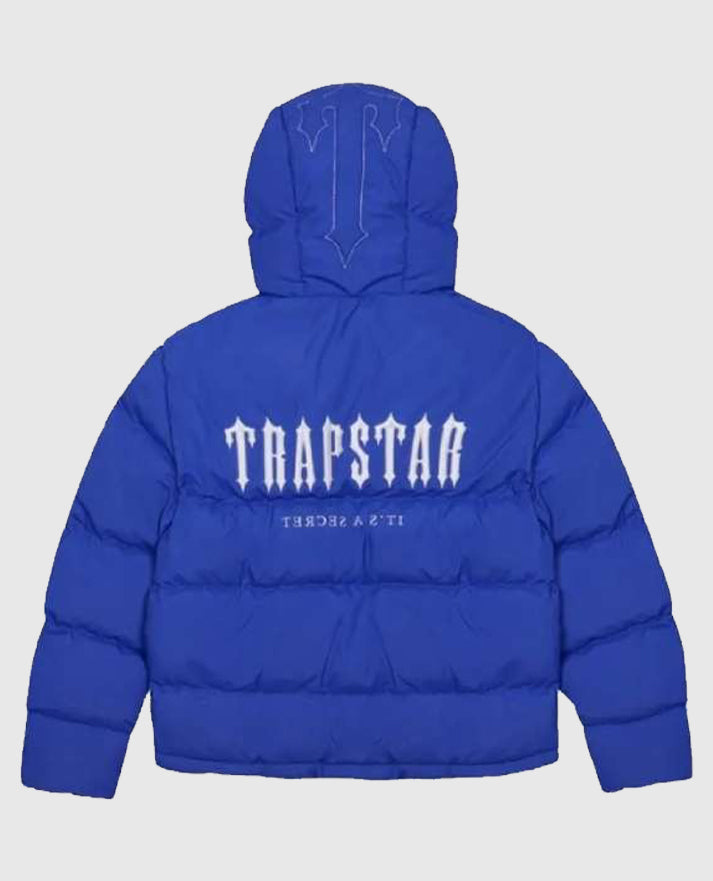 Trapstar Hooded Blue  Puffer Jacket