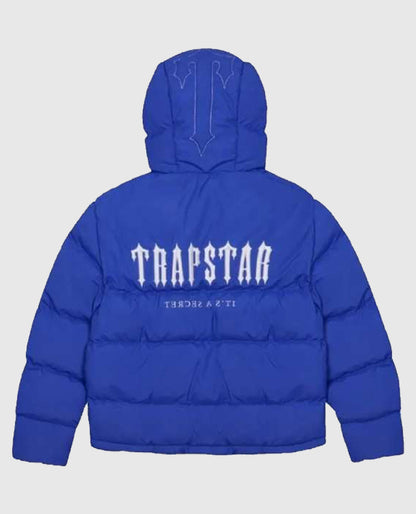 Trapstar Hooded Blue  Puffer Jacket