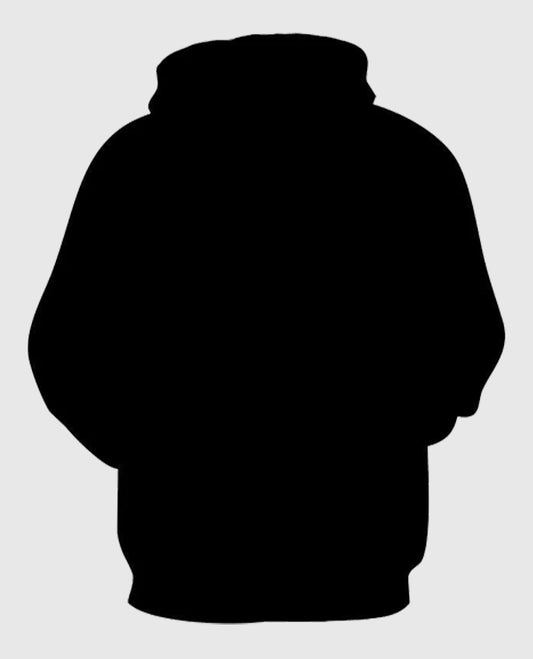 Vegeta Black Shadow Cool Red Vegeta Symbol Hoodie