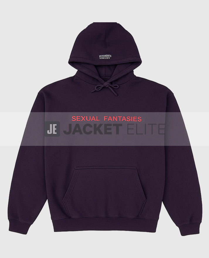 Vetements Purple Hoodie