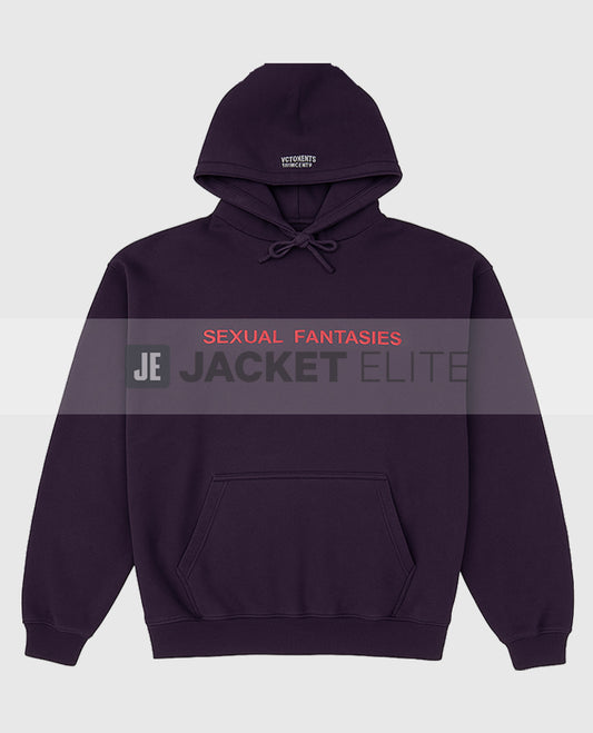 Vetements Purple Hoodie