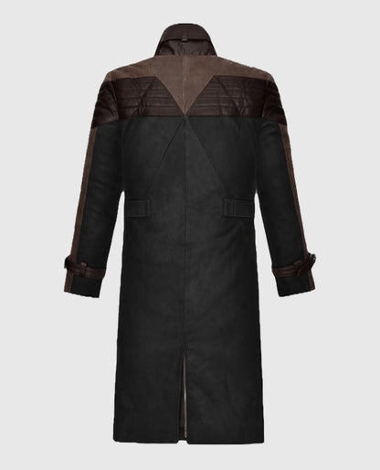 Watch Dogs 3 Legion Aiden Leather Trench Coat For Men
