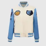 NBA Memphis Grizzlies Women's Rib Wool Varsity Jacket