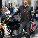 Keanu Reeves Black Leather Jacket