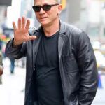 Daniel Craig Leather Blazer