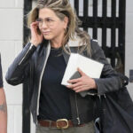 Jennifer Aniston Black Leather Jacket