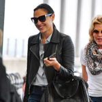 Gal Gadot Black Leather Jacket