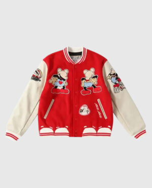 ABCD Jose Wong ?A Boy Cant Dress Varsity Teddy Jacket